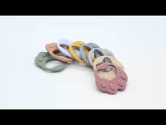 Eco Friendly Bear Paws Silicone Baby Teether Toys For Soothing Sore Gums